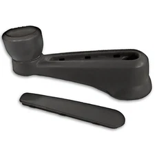 WINDOW CRANK HANDLE BLACK - FITS KENWORTH T660 T800 W900 (SPLINE DRIVE)