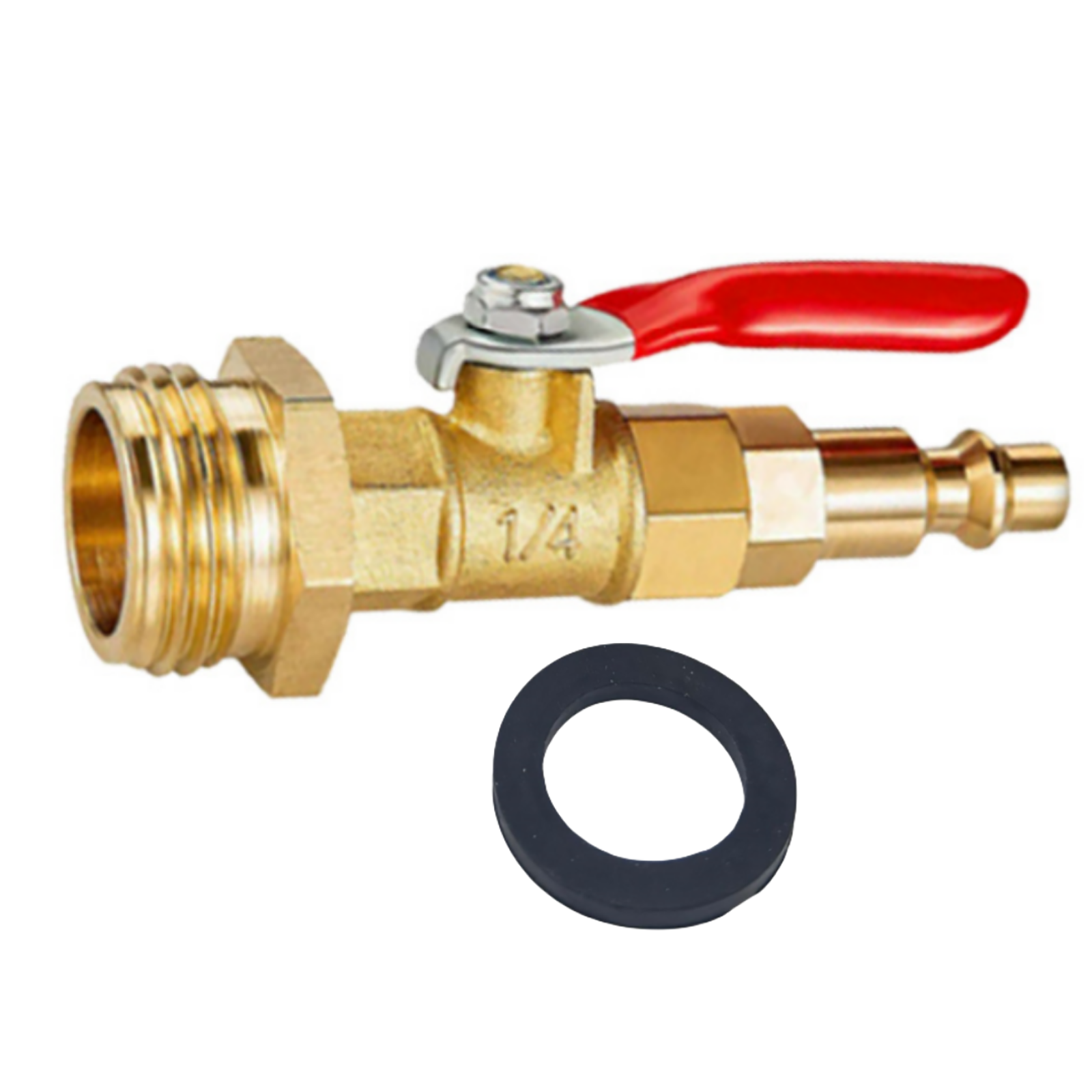 New Brass Winterize Blowout Adapter 1/4