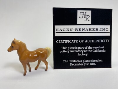 Hagen Renaker #524 451 Mini Small Stallion Chestnut NOS Last of Factory Stock