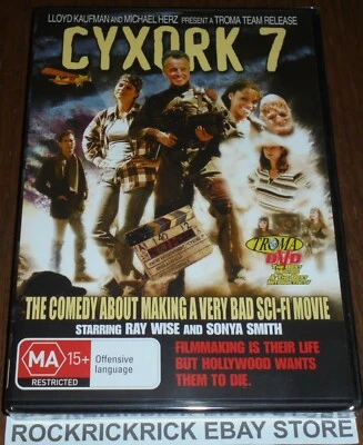 CYXORK 7 DVD (TROMA) RAY WISE, SONYA SMITH RATED (BRAND NEW SEALED) - Image 1 of 2