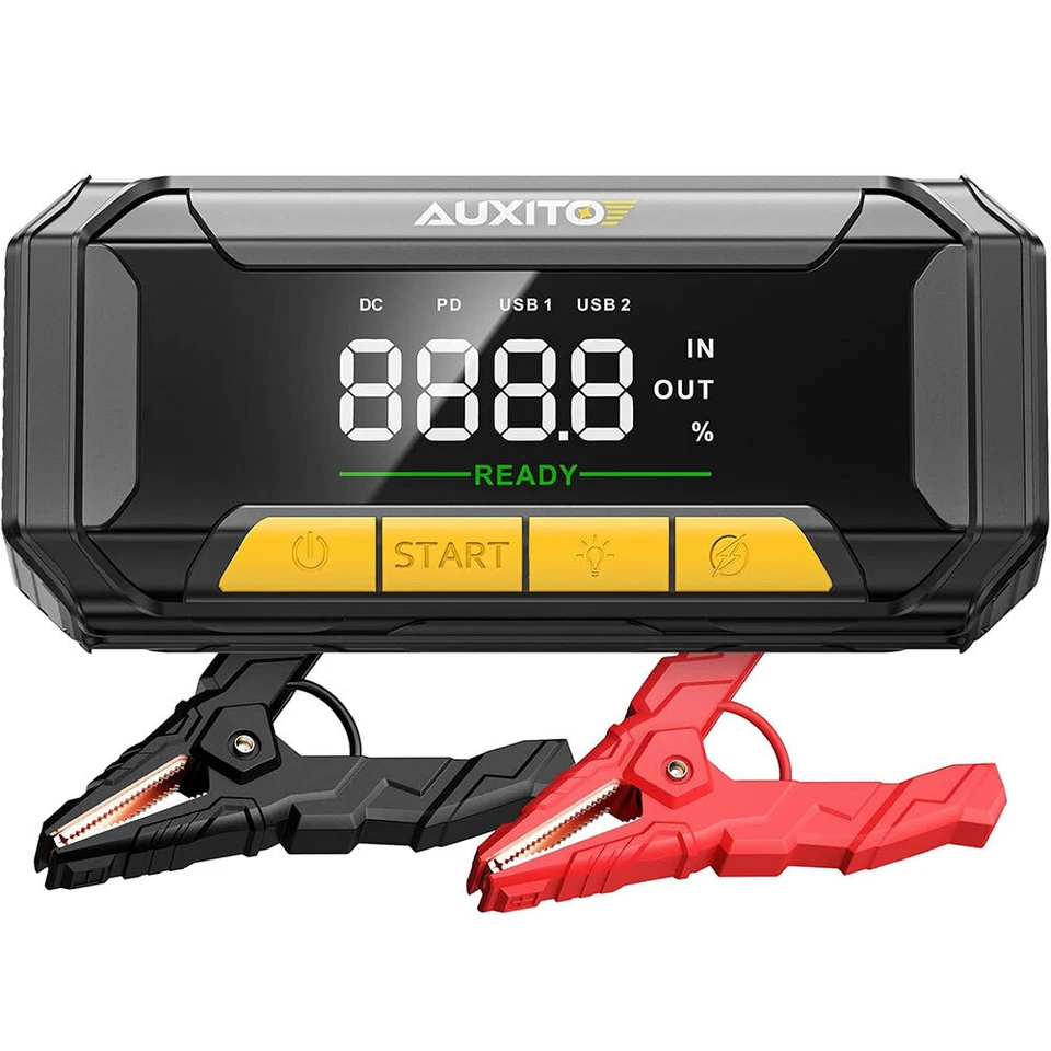 AUXITO 20000mAh 8000A Jump Starter Portable Car Battery High Booster Power Bank - Image 2 of 4