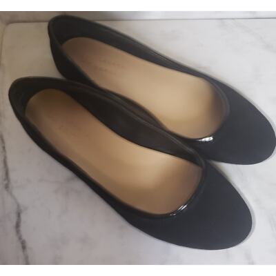 LC Lauren Conrad black suade ballet flats womens Sz 7 used