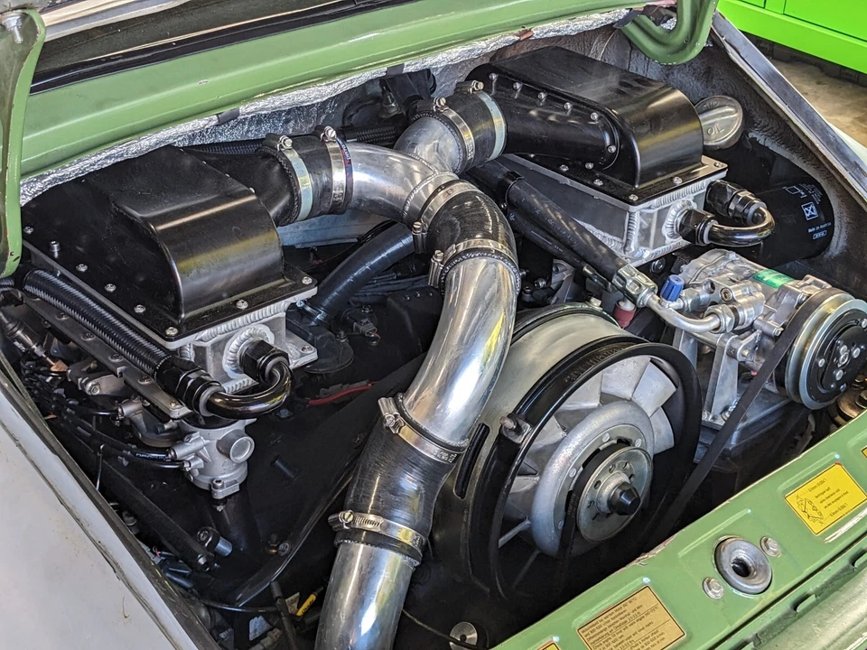 Intercooler agua aire DBW electrónico ITB refrigerado por aire Porsche 911 inyección admisión Foto 3 de 4