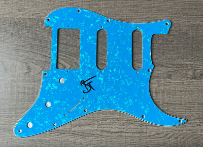 Signed BRANDON FLOWERS The Killers Scratch Plate Pick Guard Guitar - PROOF/COA