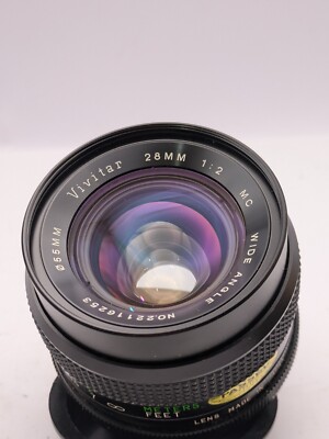 Vivitar 28mm Kino/Kiron Wide Angle Lens for Pentax PK Mount