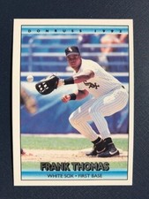 1991 Leaf Donruss Frank Thomas White Sox Card#592