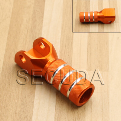 Orange Brake Pedal Step Plate & Gear Shift Lever Tip For KTM 950 - Foto 2