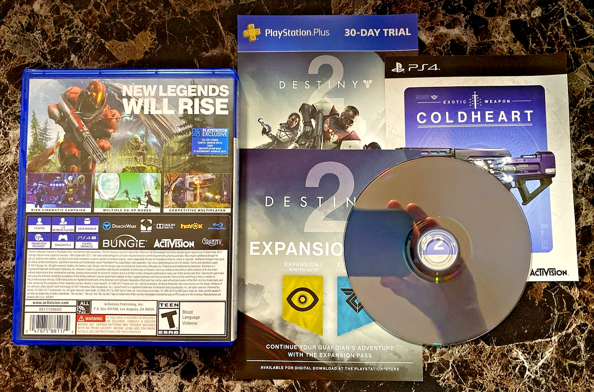 🎮👽 Destiny 2 - Standard Edition - Sony PlayStation 4 Complete