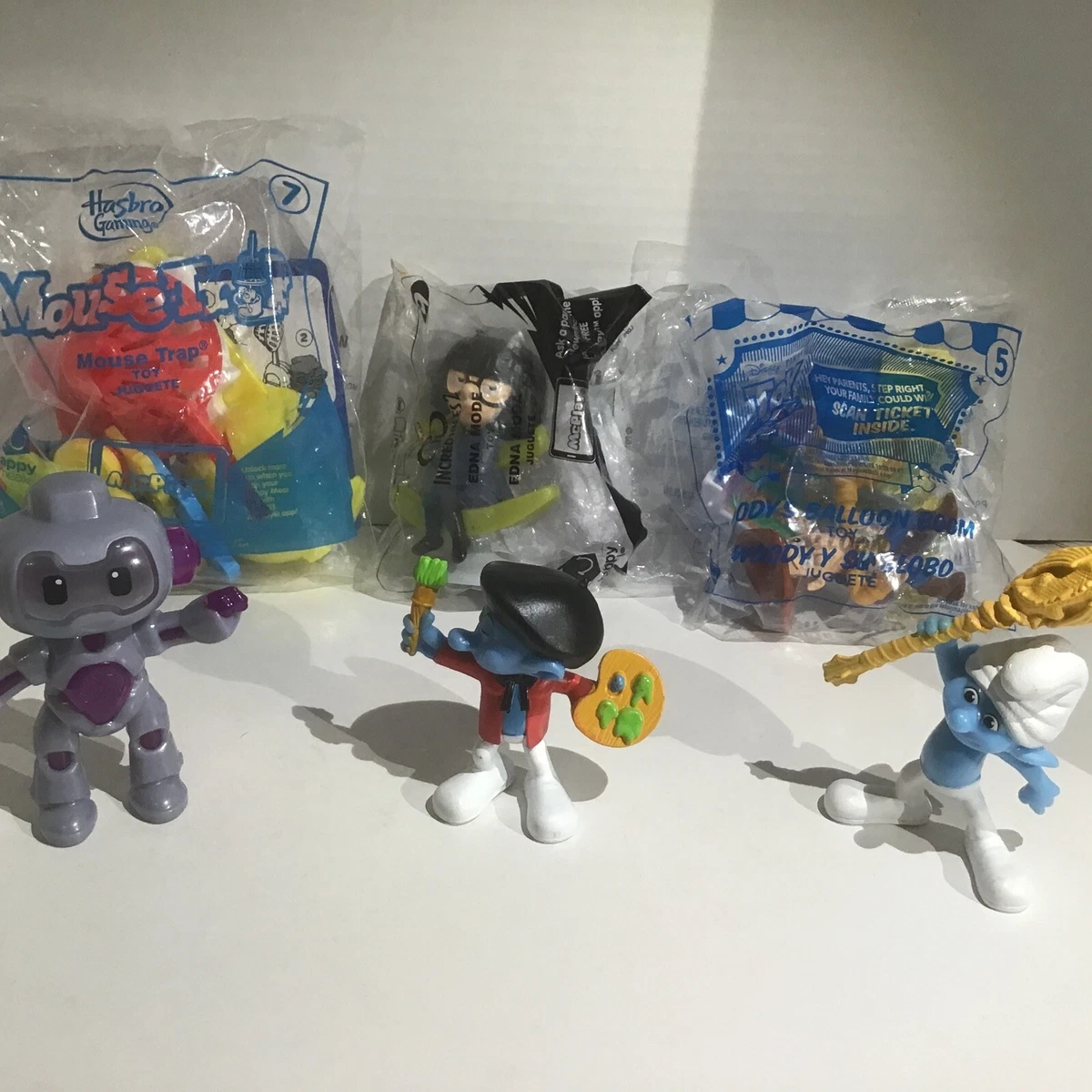 Lot of 6 McDonald’s Happy Meal Toys 2011, 2018 & 2019