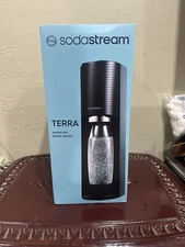 SodaStream Terra Sparkling Water Maker with CO2 and DWS Bottle / Black Open Box