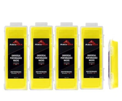 RaceWax Universal Wachs YELLOW EDITION Ski LL Snowboard All IN ONE Wax 1000g