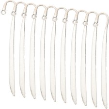 10 Pcs Alloy Jewelry Accessories Bulk Charms for Making Bookmark