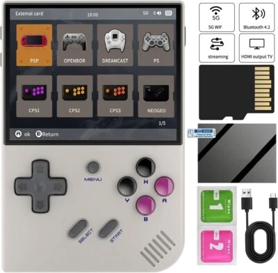 Anbernic RG35XX Plus - Console portatile 3.5" con Wi-Fi e Bluetooth