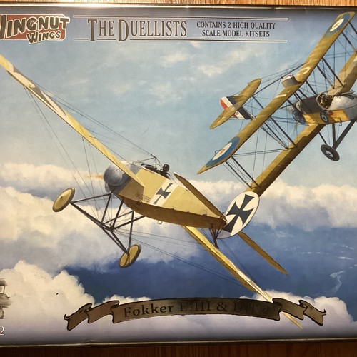 The Duelists Fokker E.III & DH.2 Wingnut Wings 1/32 Unbuilt Open Box Kit 32802