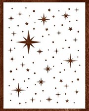 Large Star Stencil for Painting 12x16 Inch - Twinkle Wall for...