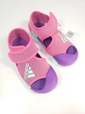 ADIDAS AltaVenture I D97198 Girls Toddler Swim Sandals Pink Purple Mint Size 9.5