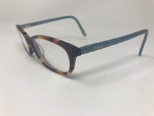 FURLA GIGLIO Eyeglasses Frame VJ4798J 52-17-140 Tortoise/Clear Blue XJ55
