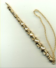 7" 18 cm Gold Plated Drops Like Yad Torah Bible Pointer