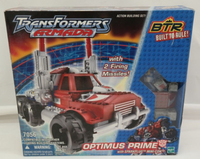 Transformers Armada BTR Optimus Prime With Sparkplug Mini-con Building Set    JR