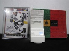 WAYNE GRETZKY GORDIE HOWE 1992-93 UDA Authenticated  Dual Signed G 5 Selects #99