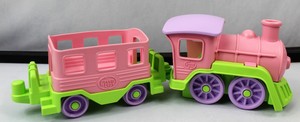 green toys pink train