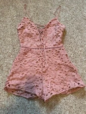 Kendall & Kylie Lace Romper S