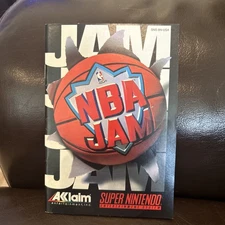 NBA Jam (SNES Super Nintendo) Instruction Manual Booklet Only... NO GAME