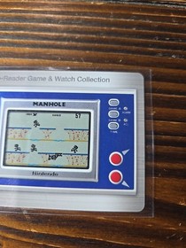 2002 Nintendo  E-Reader Card Game & Watch Collection Manhole Rare Card Classic