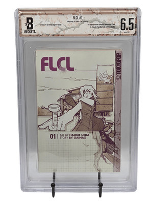 FLCL Fooly Cooly Vol. 1 BGS 6.5 English Graded Manga 1st Printing!