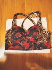 NWOT Torrid Animal Print Croptini Swim Top, 1X