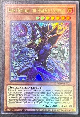 Yugioh! Dark Magician, the Pharaoh's Servant MAMO-EN001 Magnificent Monsters