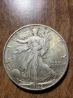 1942 Walking Liberty Half Dollar Actual Coin Full Rim Shipping Time W/in 24hr