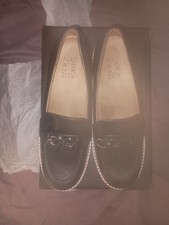 Naturalizer Women's Black Leather Loafers GALA - Size 6M
