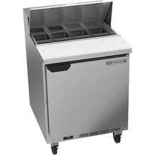 Beverage Air SPE27HC-B 27" 8 Pan One Section Sandwich Salad Prep Table