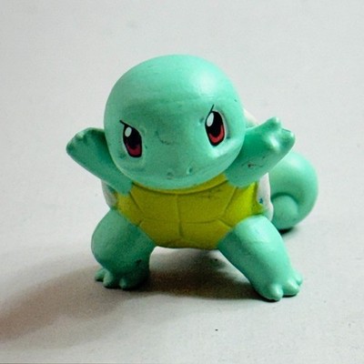 Squirtle Turtle Pokemon Pikachu Figure vtg Nintendo Bandai Tomy Capcom toy tiny
