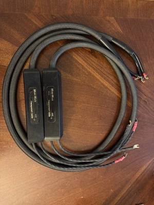 Transparent Audio MusicWave Super Speaker Cables; 8ft / 2.5m Pair Spade to Spade