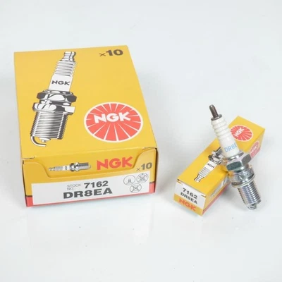 Bougie d'allumage NGK pour Auto Yamaha 125 1991 à 1993 DR8EA / 7162 / Par 10 - Photo 1/2
