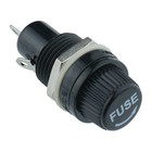 R3-12E Nero Portafusibile Da Pannello 20mm 10A 250V