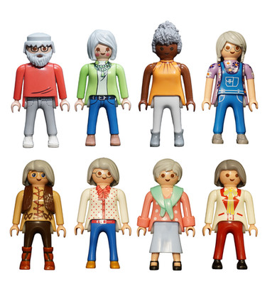 Playmobil Oma Opa Großeltern Großmutter Großvater Senioren Rentner Figur Figuren