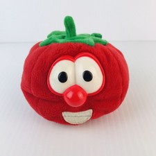 Gund VeggieTales Bob the Tomato Beanbag Plush Chariot Victor Vintage 1998 Toy 4"