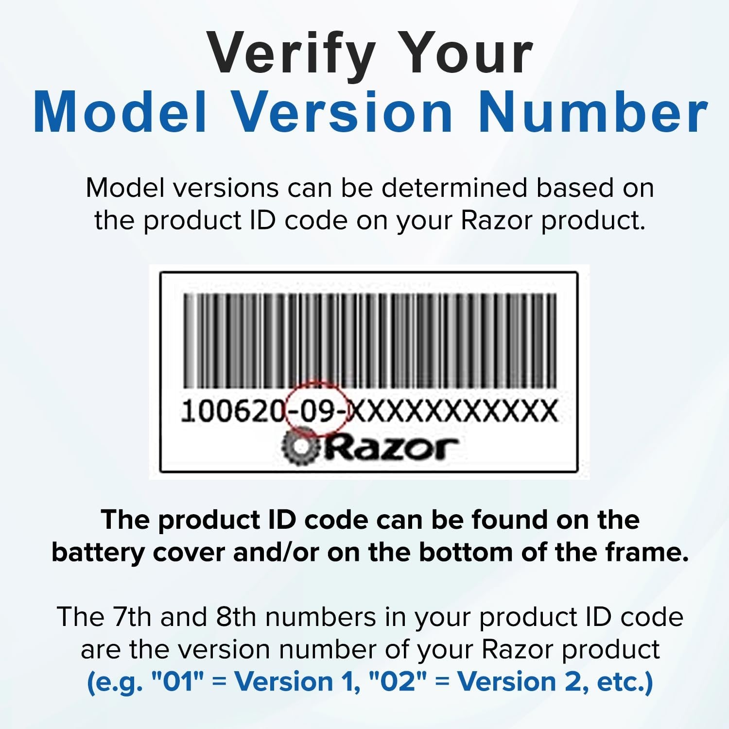 Premium 36 Volt 9 Ah Battery Pack for the Razor Rambler 16 Bike