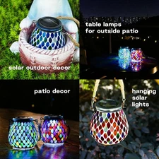Outdoor Glass Hanging Lights（Blue）