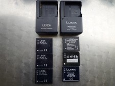 6 x Akku für Leica C-LUX 1 / D-LUX2 / D-LUX 3 / D-LUX 4 - BP-DC4 + 2 Ladegeräte