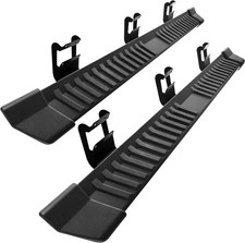 Pair Running Board Nerf Bar Compatible with 17-25 Ford F250 Superduty Crew Cab