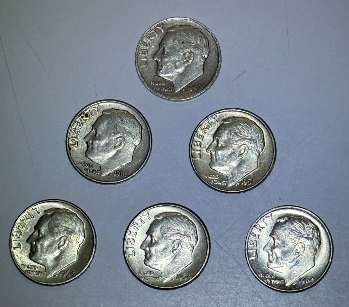 Silver 1964 Roosevelt Dimes (1946-Now) for sale | eBay
