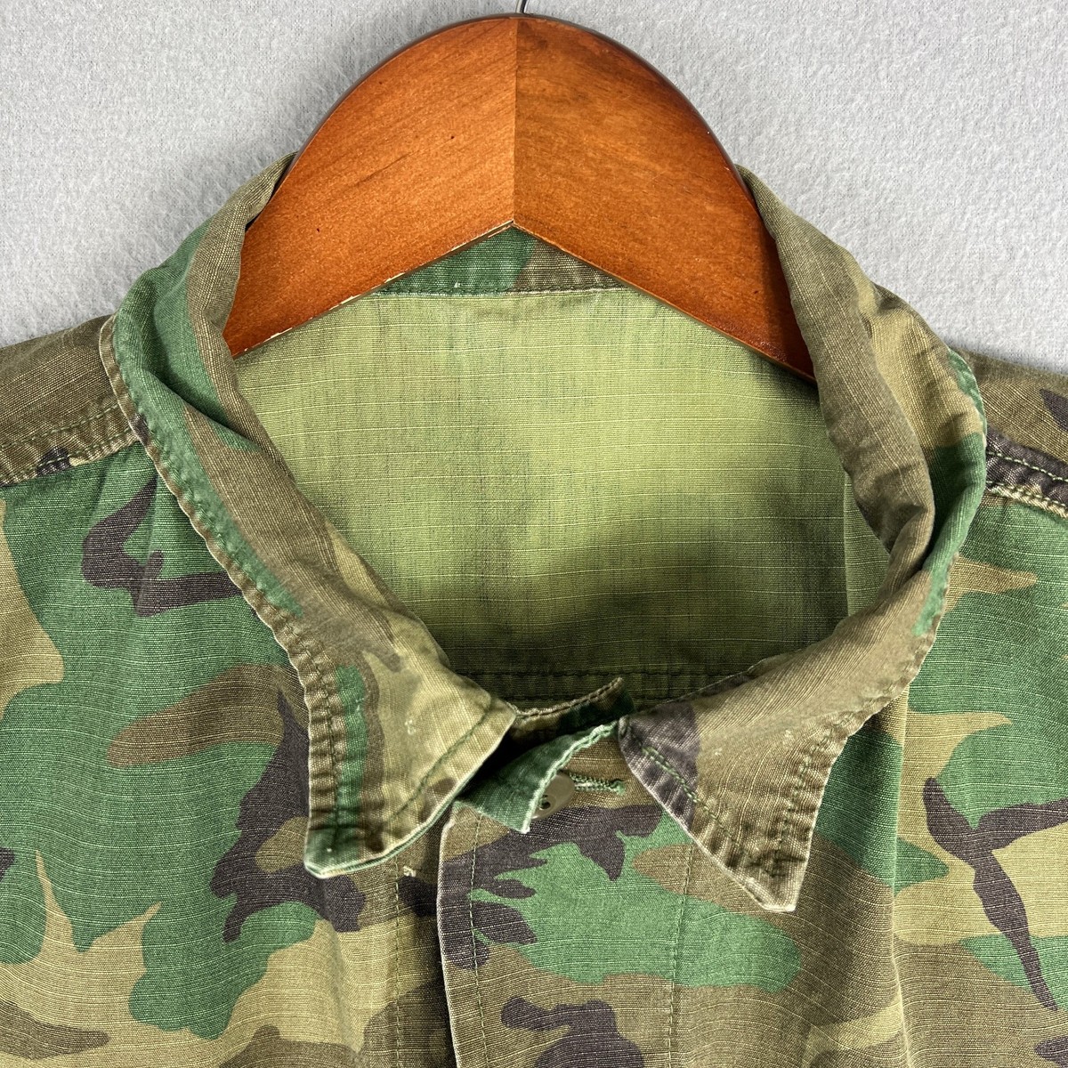 VTG ERDL Highland Camo Jungle Jacket Shirt Fits M Ripstop USMC