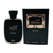 Rasasi Hawas Black for Him 3.3 oz Eau De Parfum Spray Sealed Nib