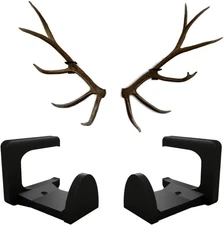 2 Pack Elk/Moose Shed Antler Wall Mounts, Duty Hanger for Natural Sheds & Trophi