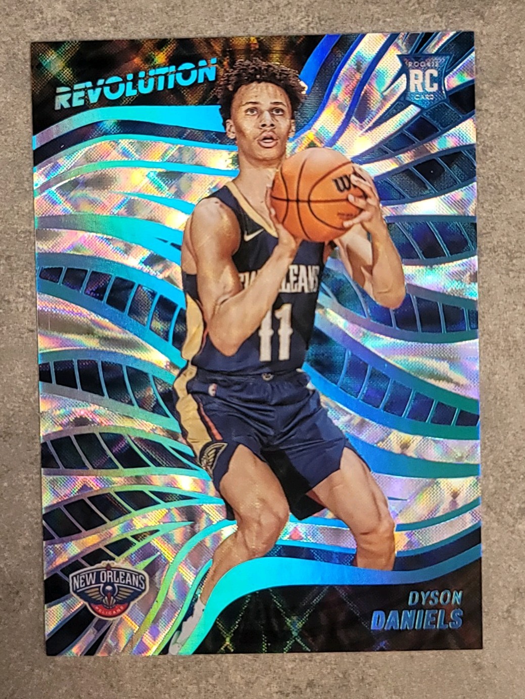 2022-23 Panini Revolution Dyson Daniels RC Future Frame #/60 Rookie #123