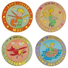 Set of 4 Collectible Ceramic Coasters (The Little Prince)